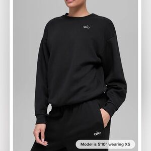 Alo Accolade Crew Neck Pullover Small
